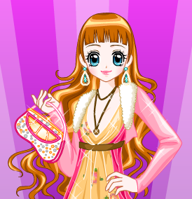 Beauty girl dress up