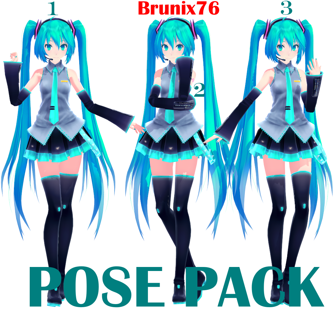 [MMD] Pose Pack Download by Brunix76 on DeviantArt