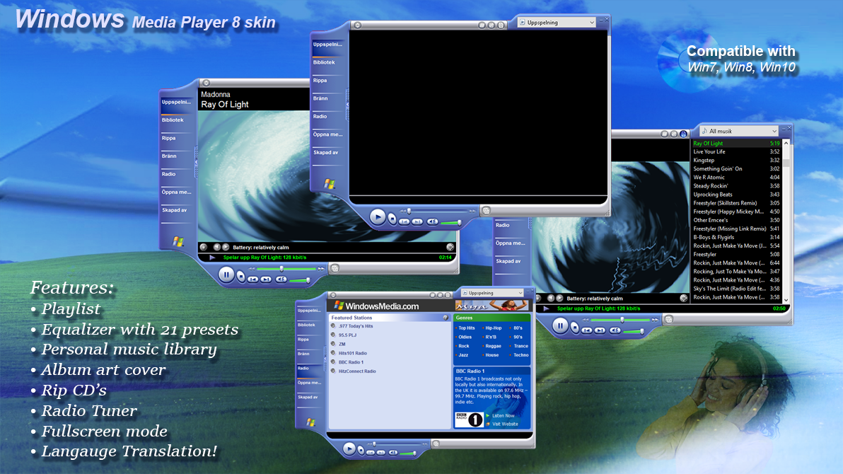 Windows Media Player Skins