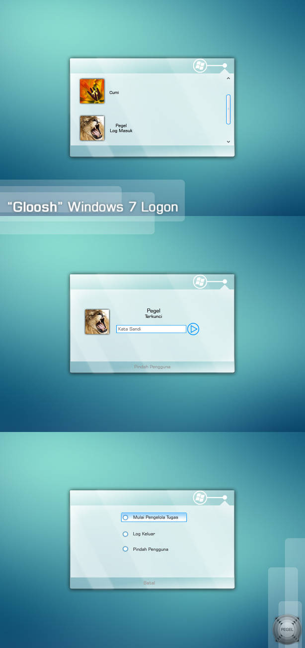 'Gloosh' Windows 7 Logon