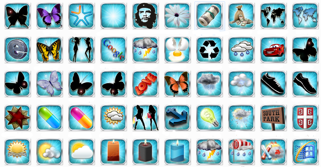 50 Icons PNG and ICO format