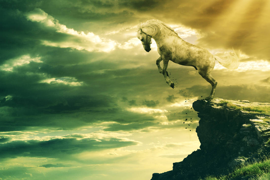 Leaping Stallion + .PSD by PSHoudini