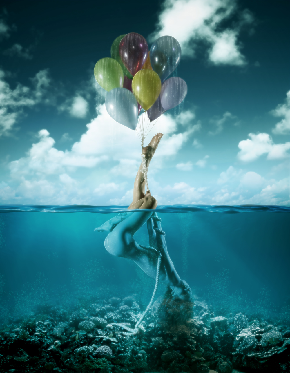 Fly Away + .PSD and Tutorial by PSHoudini