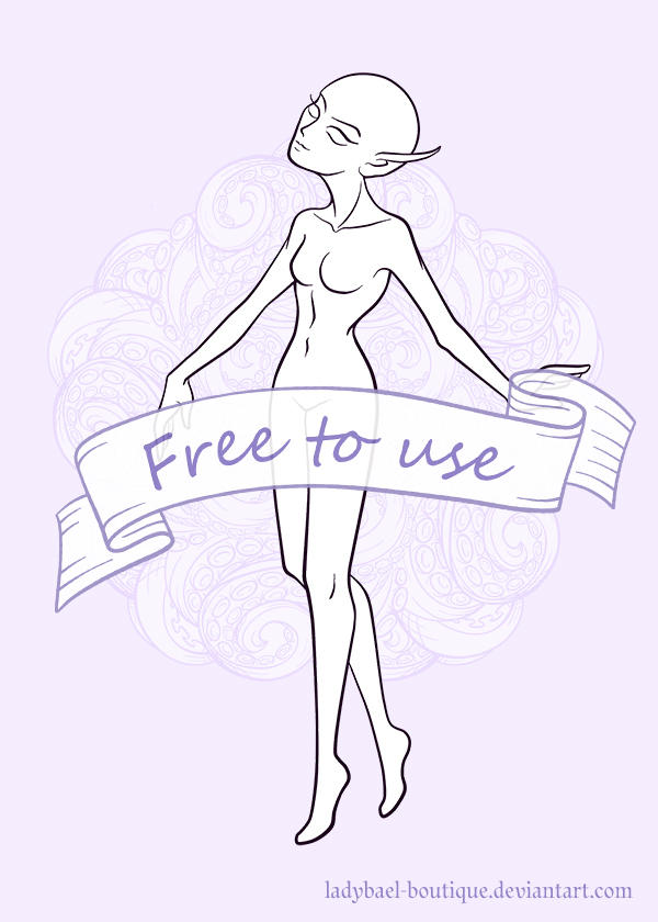 Elven Free To Use Base By Ladybaelfashion On Deviantart