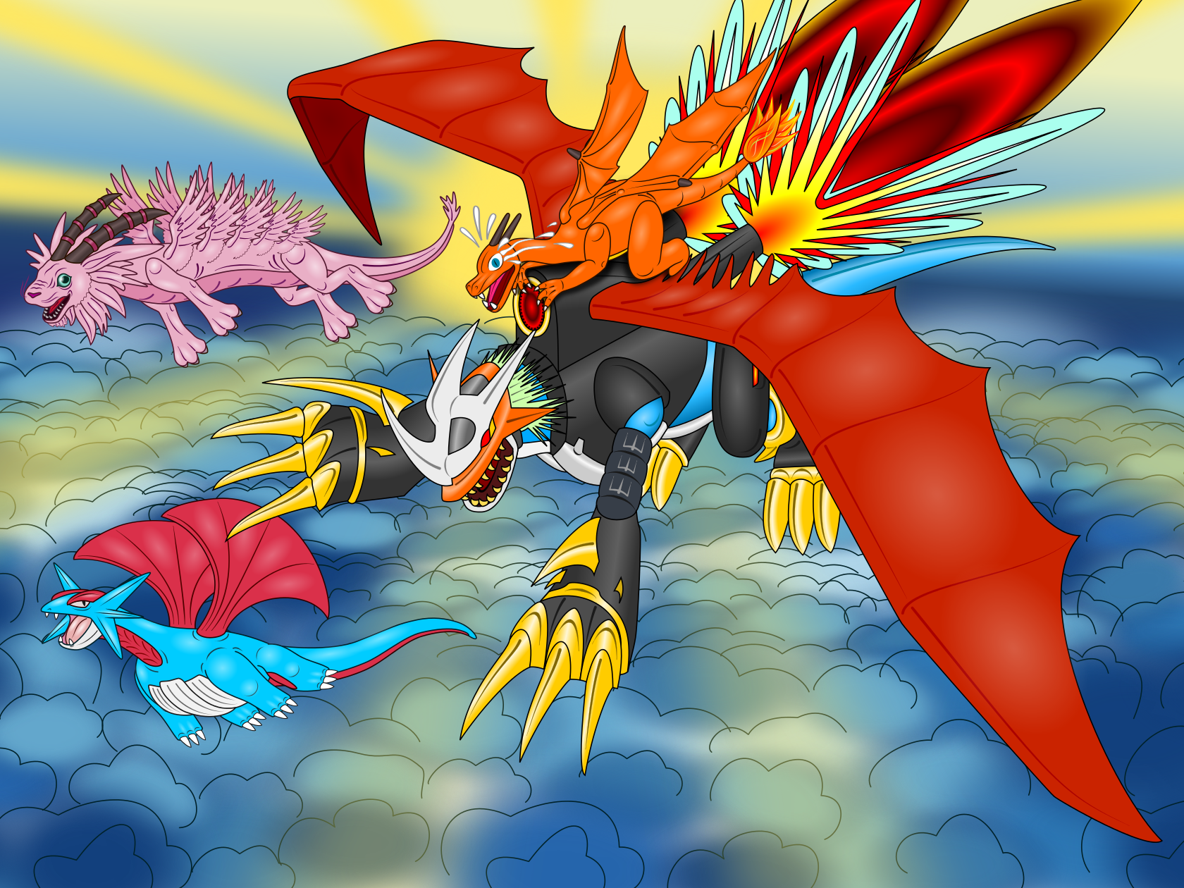 Dragon Skies by LordOfDragons