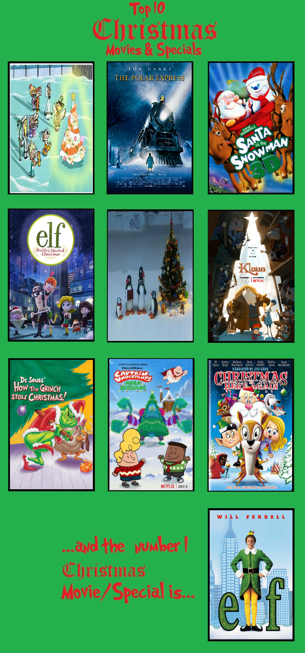 My Top 10 Christmas Movies and Specials by KirbyStarWickett on DeviantArt