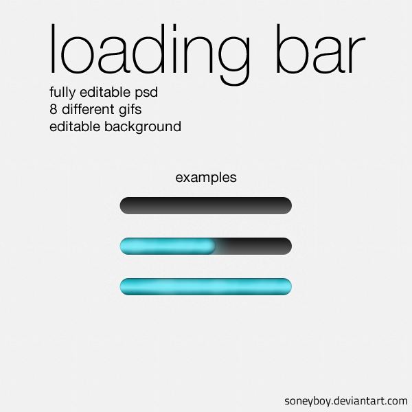 Editable Loading Bar by soneyboy on DeviantArt