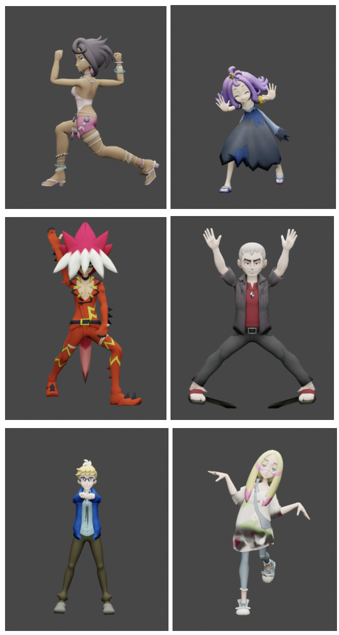 Z Move Poses Pack 3 for MMD by Cosmogriff on DeviantArt