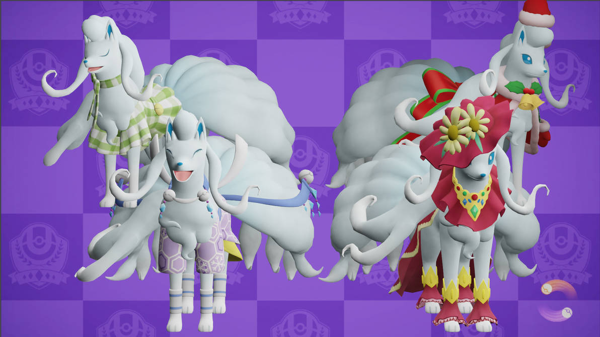 Alolan Ninetales dl for MMD (Pokemon Unite) by Cosmogriff on DeviantArt