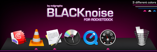 BLACKnoise for Rocketdock