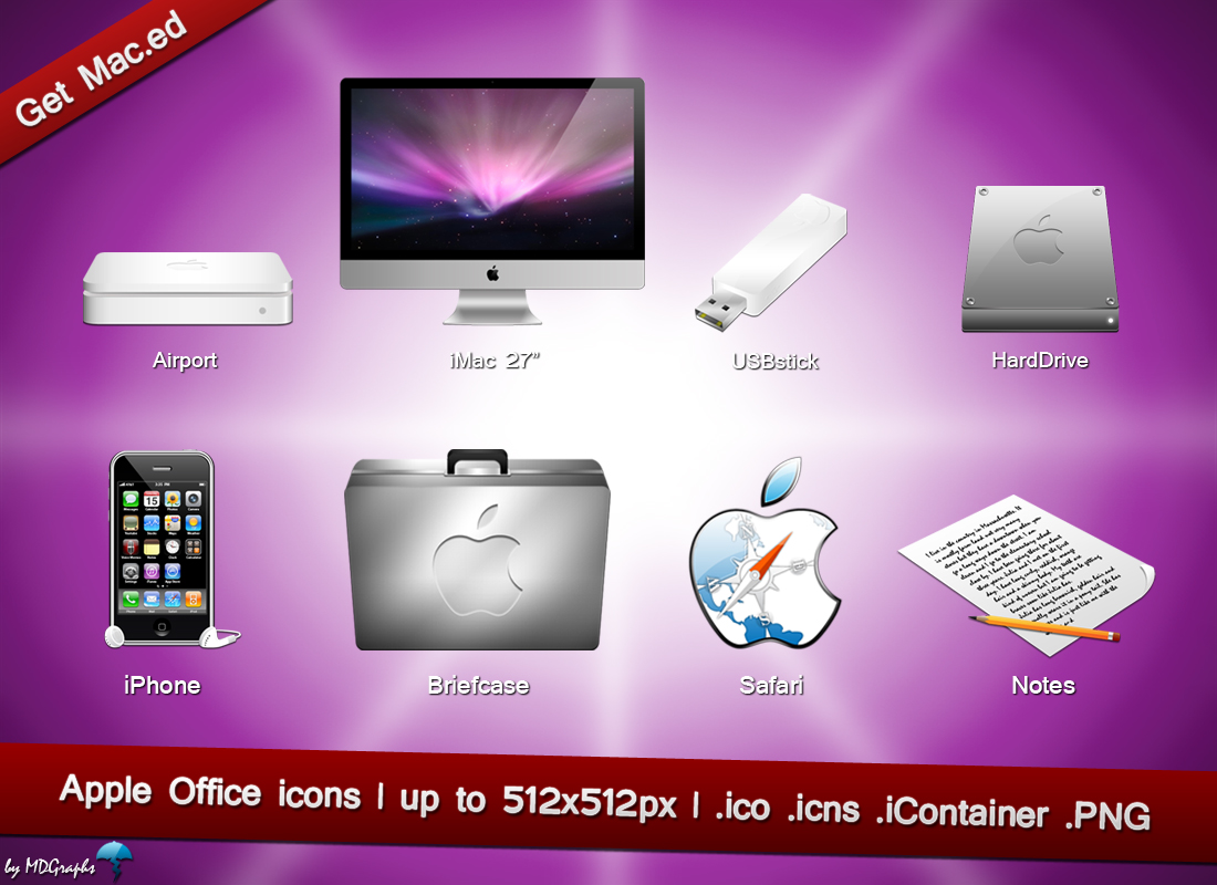 Apple Office icons
