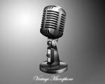 Vintage Microphone icon by MDGraphs