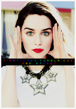 #dirrtylady psd - emilia clarke