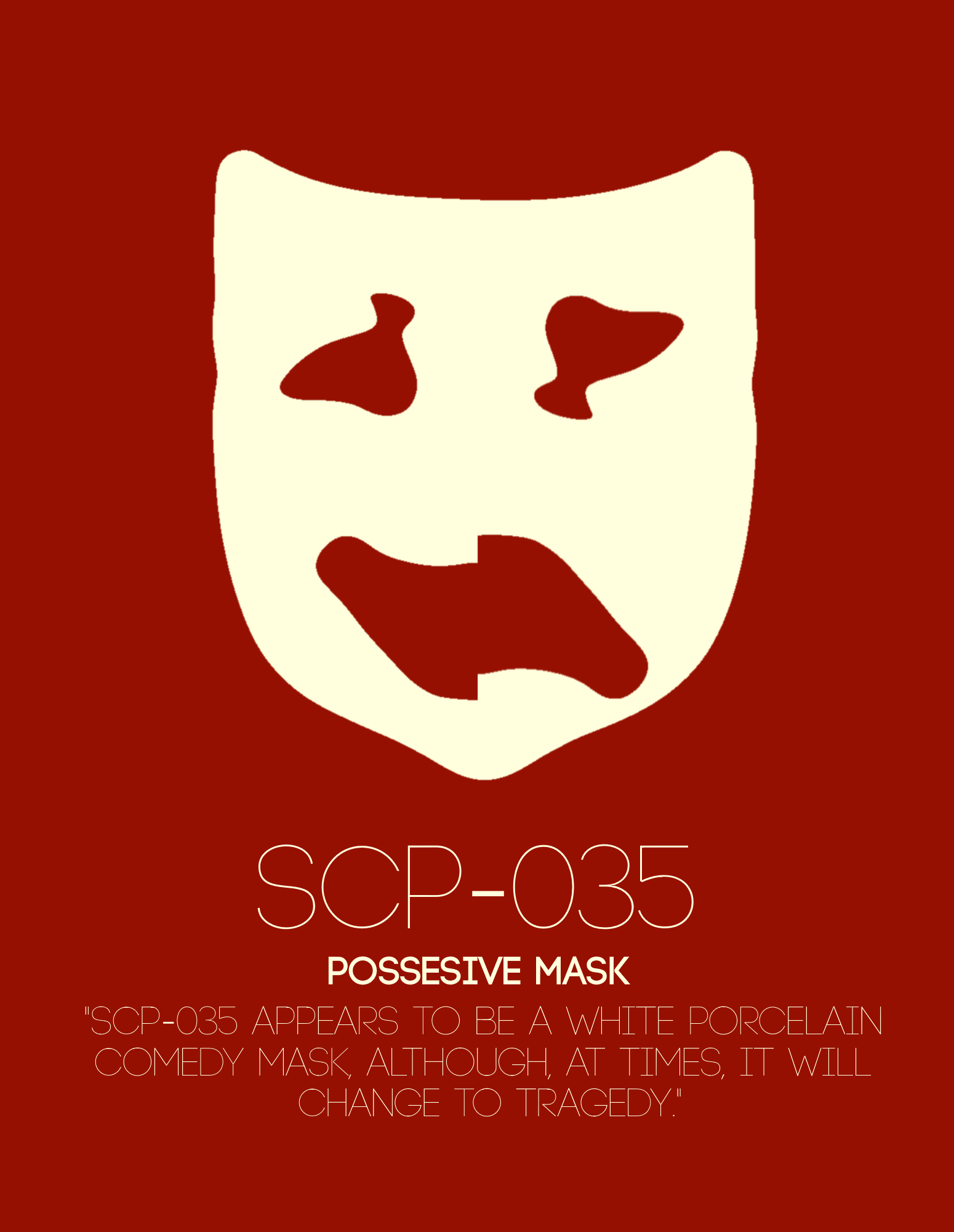 SCP-035 Poster for Sale by Jaytaku