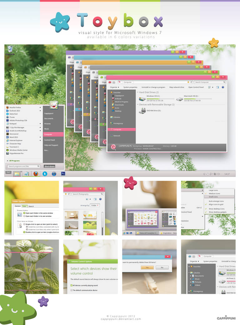 Toybox for Windows 7 by Cappippuni on DeviantArt