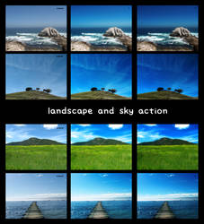 landscape and sky action