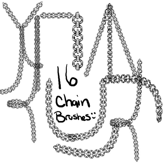 Chain Brushes made in CS by HakuWeapon on DeviantArt