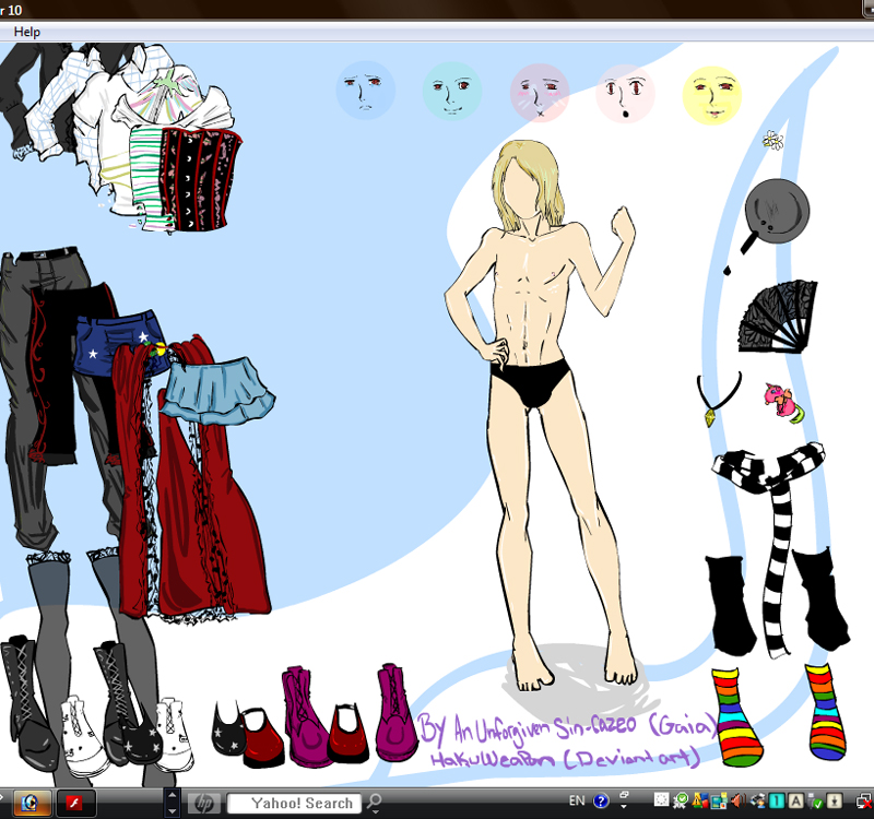 Dress up Game for Gaia.