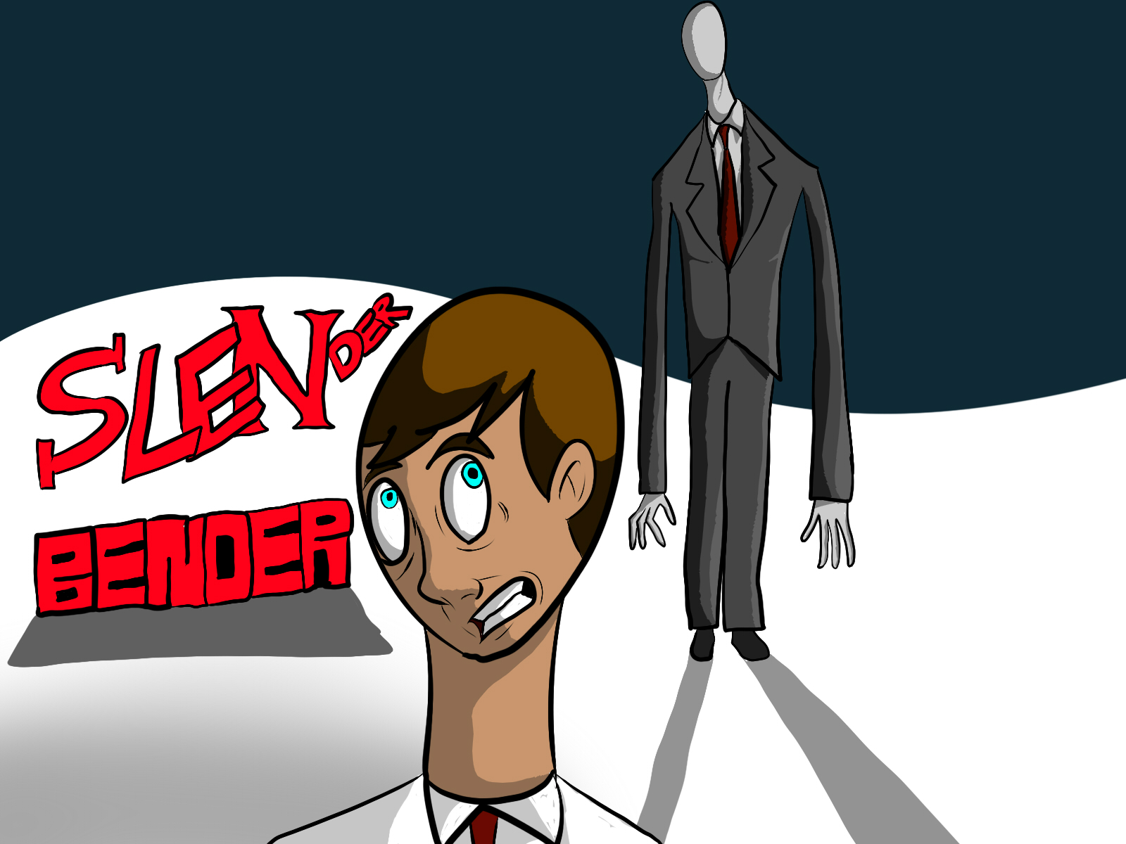Slender Man Animation (2014) by TakUser on DeviantArt