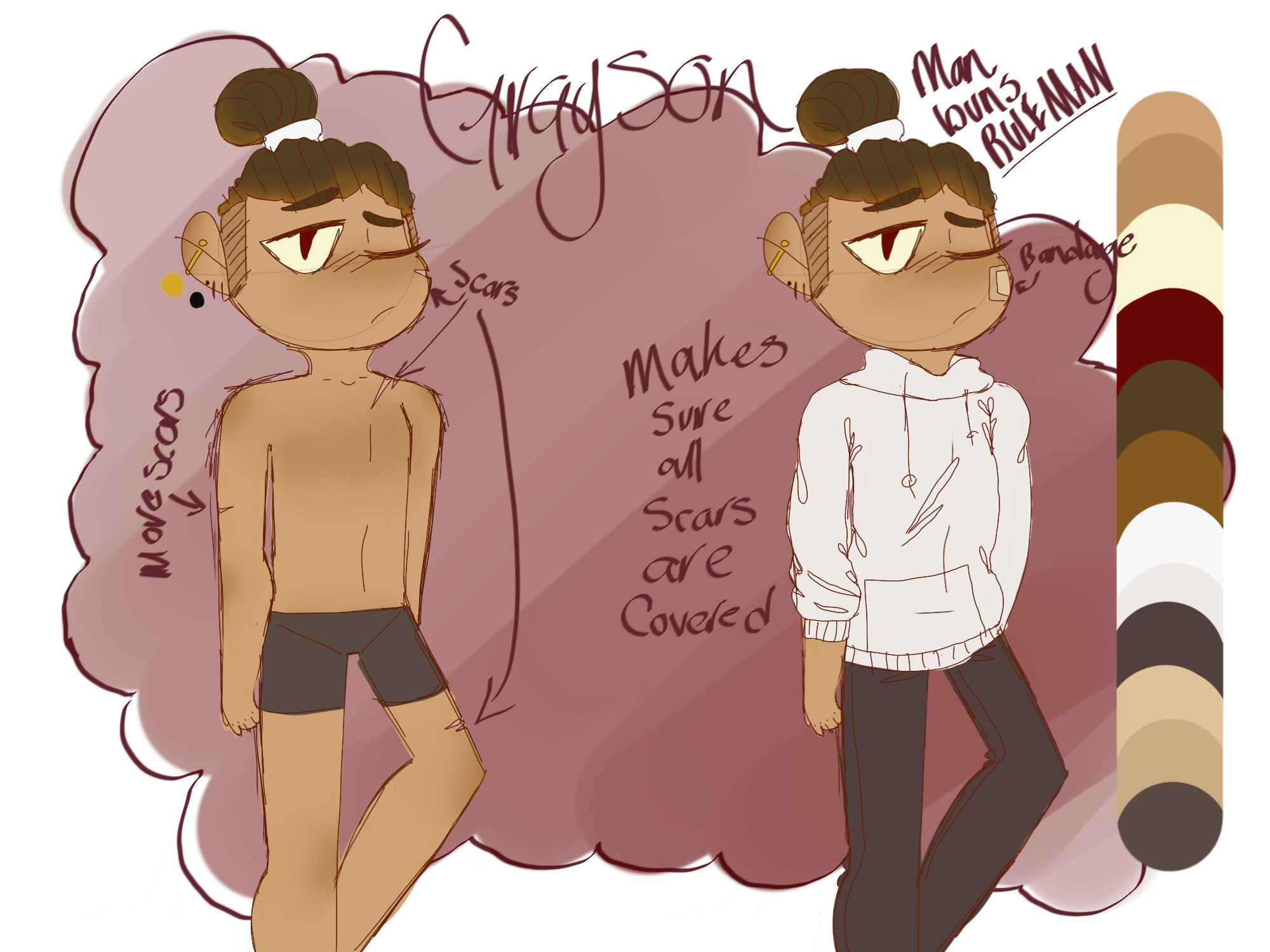 Grayson/ Gray/ Fean ref by Gymps on DeviantArt