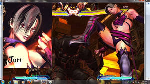 Juri with Alisa swap goth version