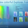 Colorful folders