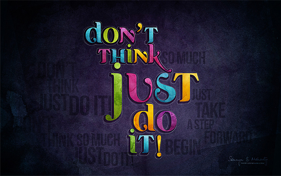 Typography Wallpaper 3 by soumyasm