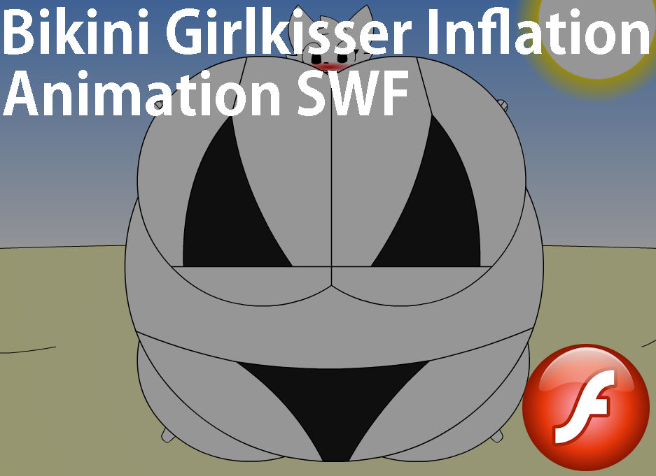 Bikini Girlkisser Inflation (Animation SWF) by JVJHFDGJGFJH on DeviantArt