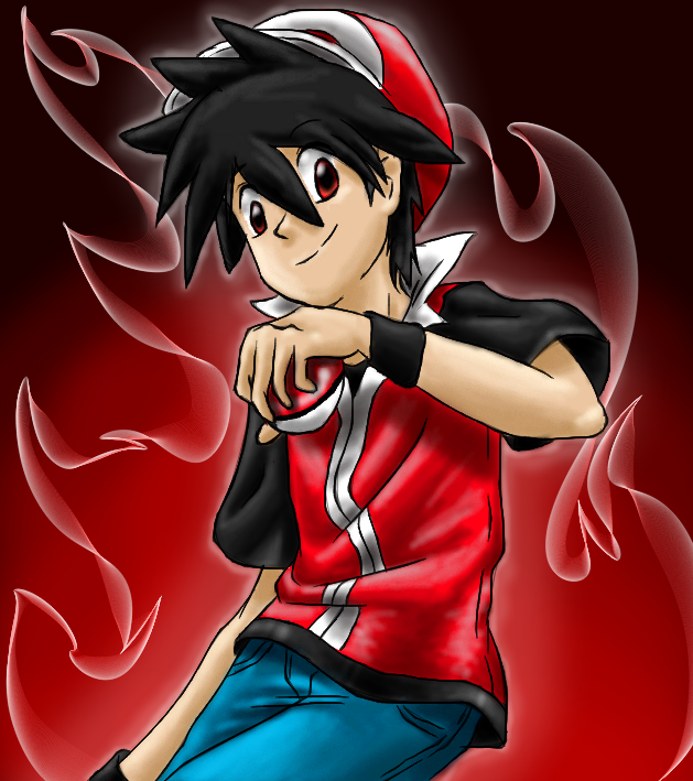 Clay Red of Pokemon Adventures by HeyLookASign on DeviantArt