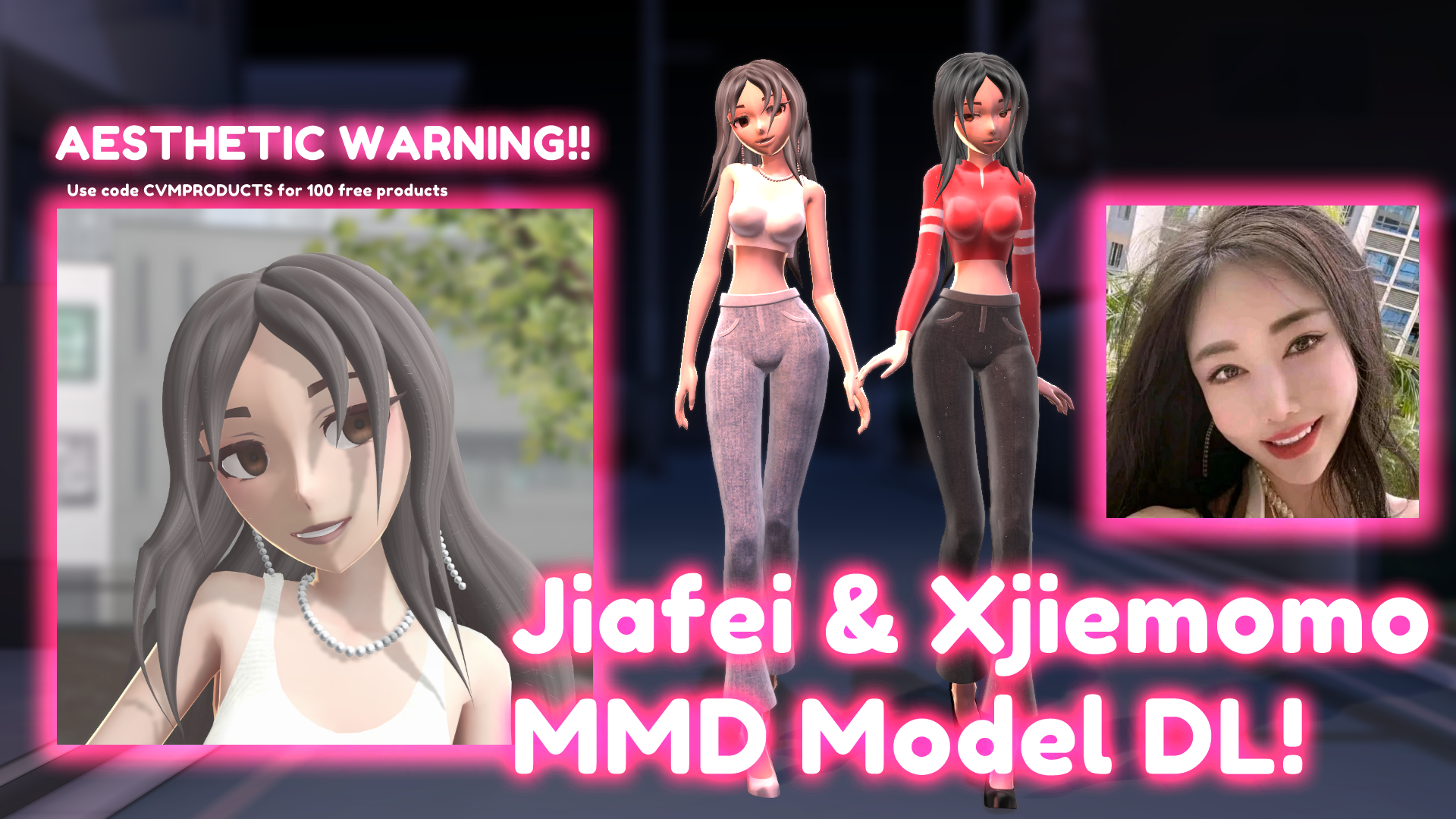 MMD) Jiafei and Xjiemomo Model DL! by AaronTheFox7658 on DeviantArt