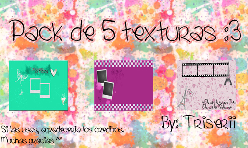 Pack de 5 texturas ^^