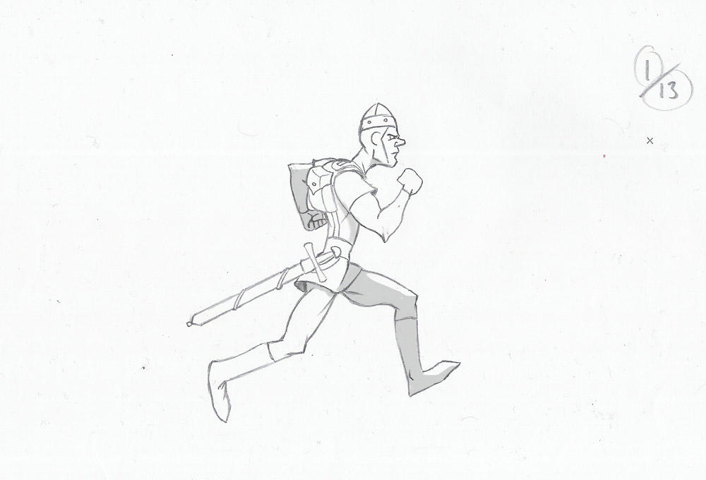 Animation Test Dirk Run Cycle Pencils By Danimation2001 On Deviantart