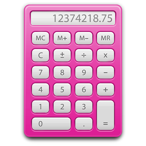 Calculator Icon Pink