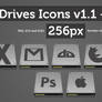 Drives Icons v1.1 + PSD