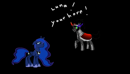 Lunas broken horn