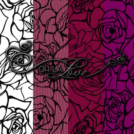 Rose Lace pattern backgrounds by ohlalove on DeviantArt