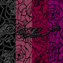 Rose Lace pattern backgrounds