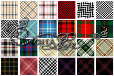 Tartan and houndstooth