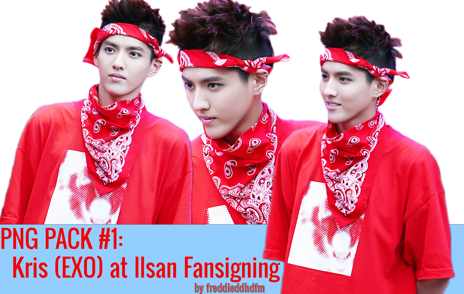 PNG Pack #1: Kris (EXO) at Ilsan Fansigning