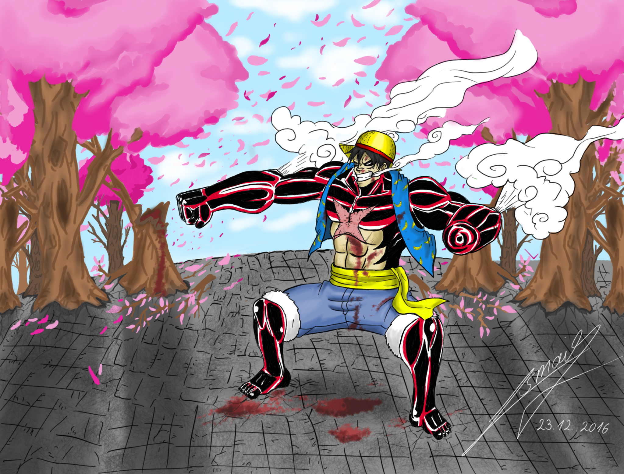 Luffy All Gears by QuinMF on DeviantArt