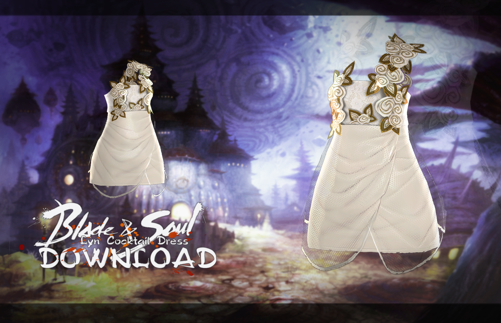 [MMD] BNS - Lyn Cocktail Dress DL