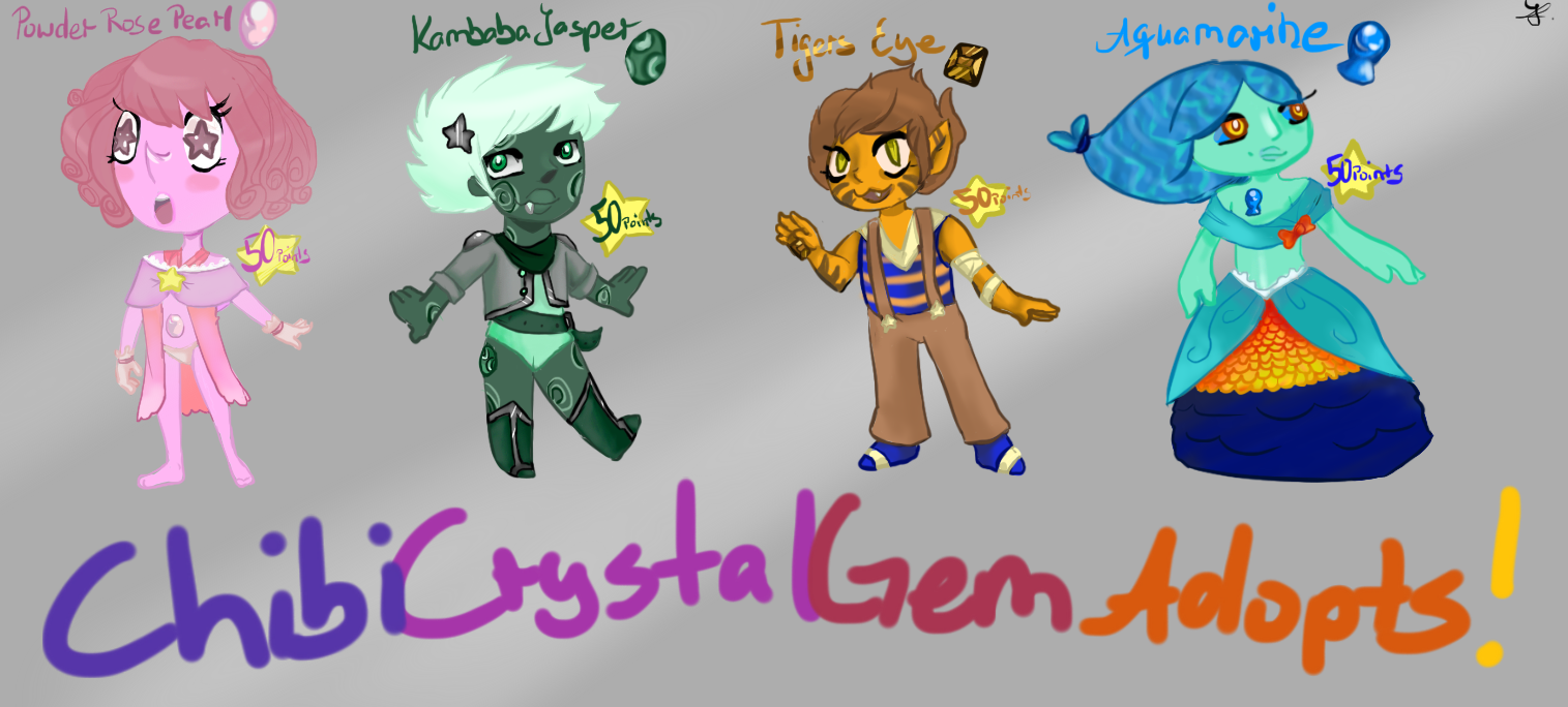 Chibi CrystalGem Adopts Closed