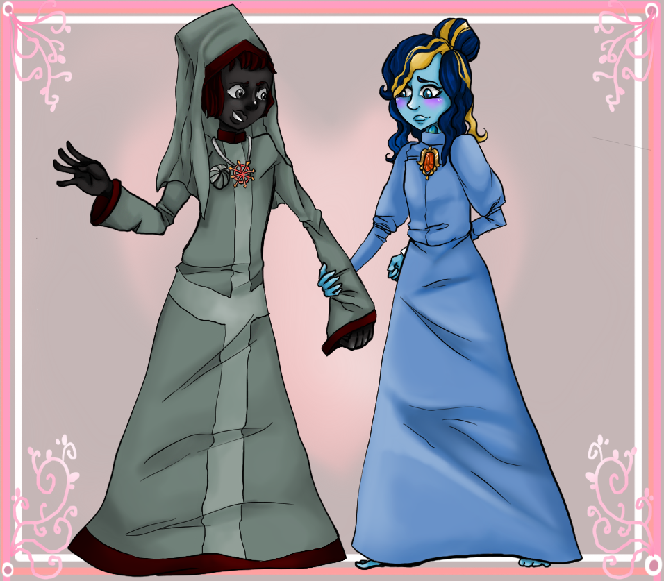 Commission - Holding Hands - by ErasedMe on DeviantArt