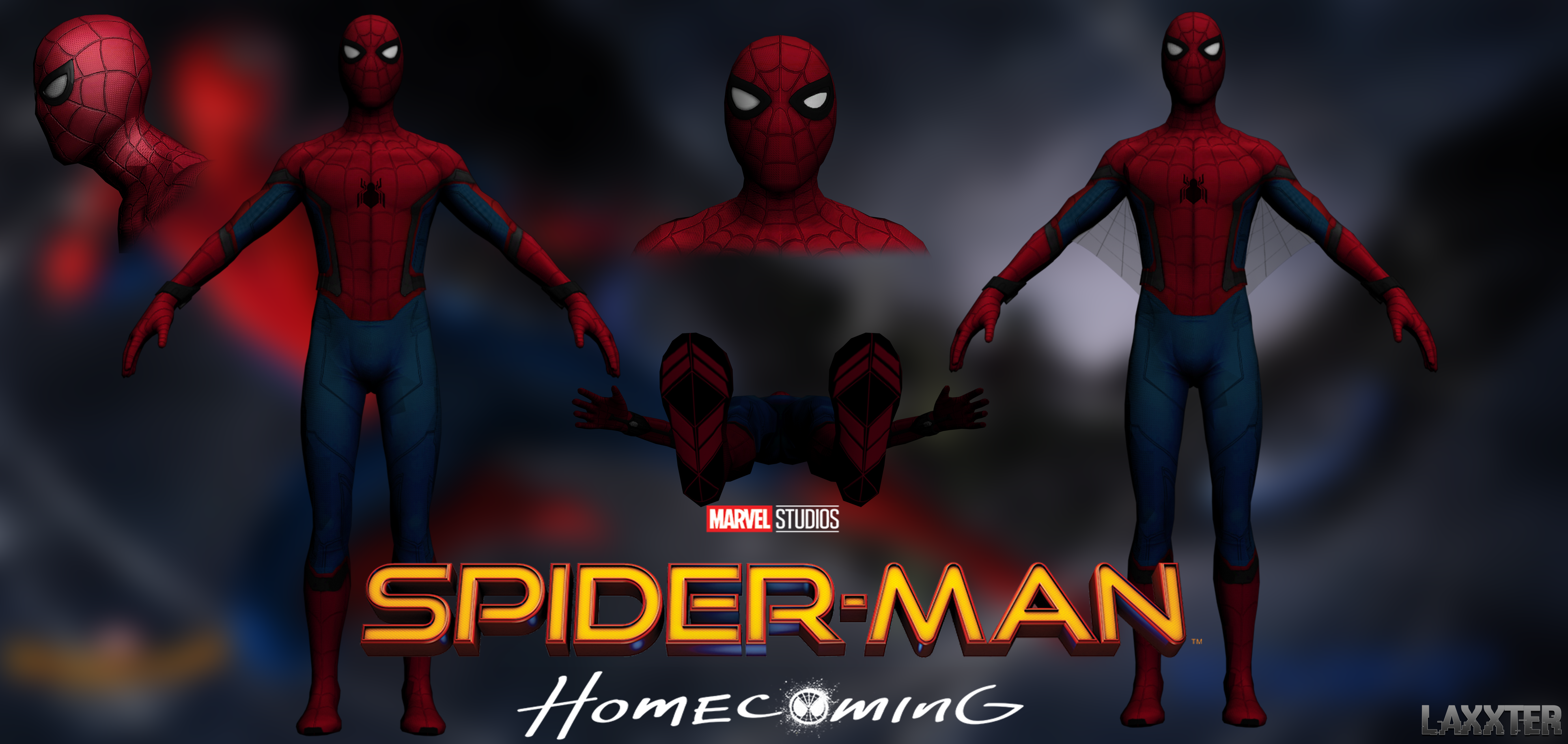Spider-Man Homecoming obj By LaxXter