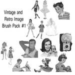 Retro and Vintage Brush Pack 1