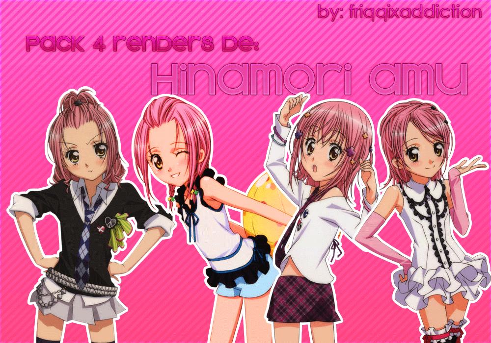 Pack 4 Renders de Hinamori Amu