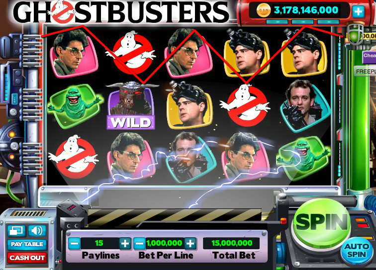 Ghostbuster Slots - Main Slot Screen Animation