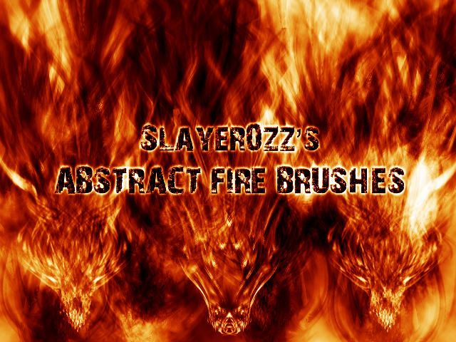 Abstract Fire Brushes by Slayer0zZ