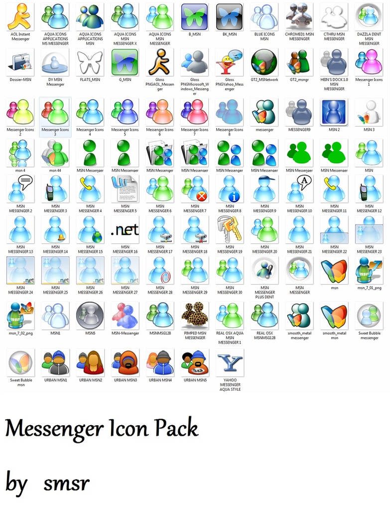 Messenger Icon Pack by smsr on DeviantArt