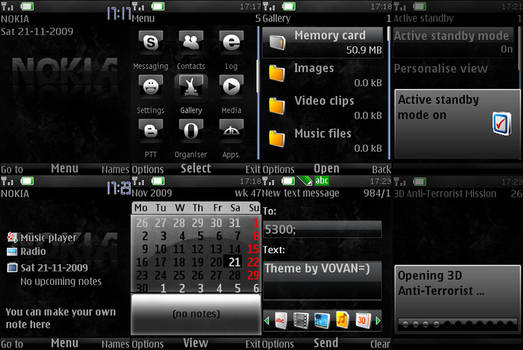 Nokia theme black